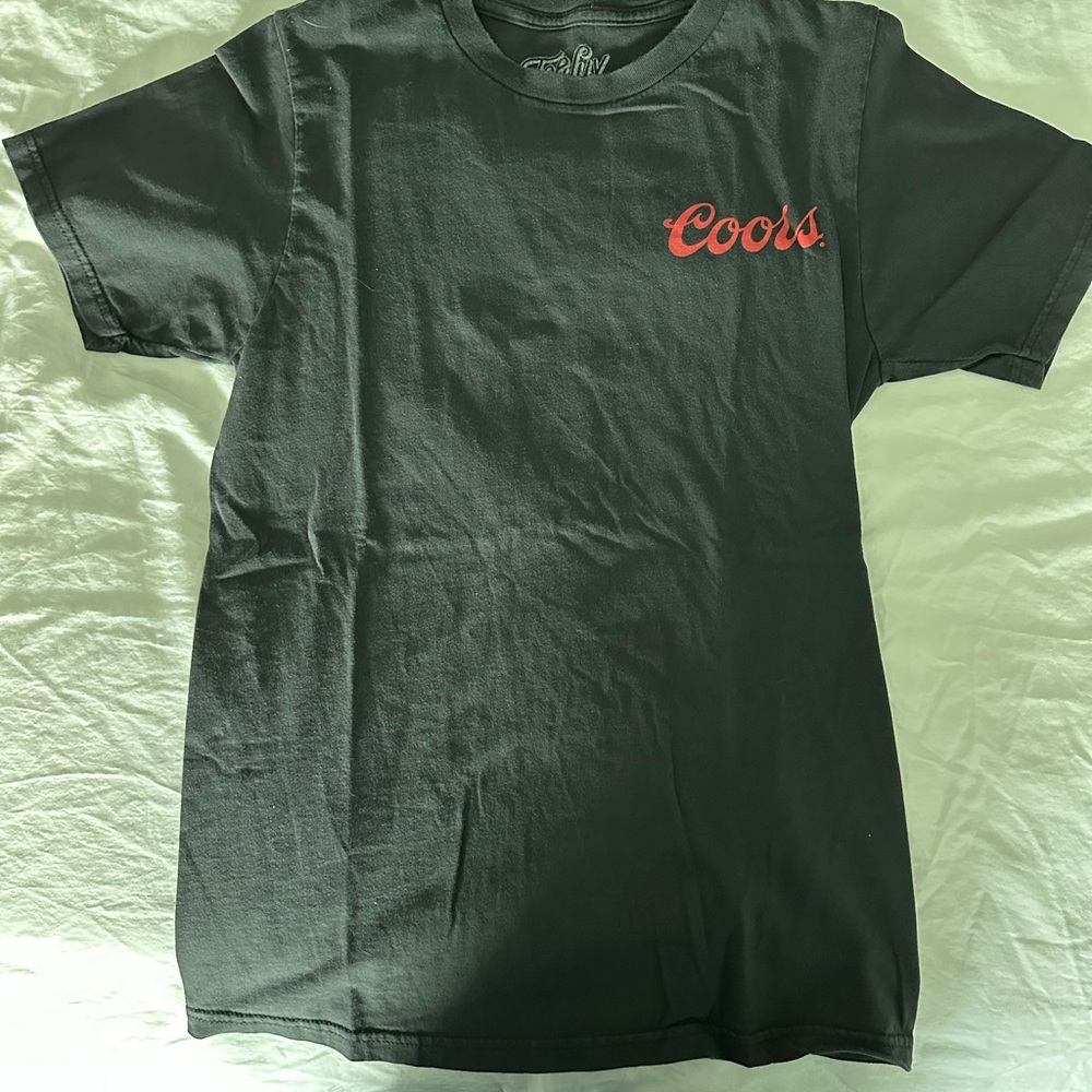 Coors Black T-Shirt with Red Logo
